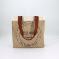 Eco-friendly Hemp Shopping Bag Korean Tote Bag Custom Printed Jute Bags